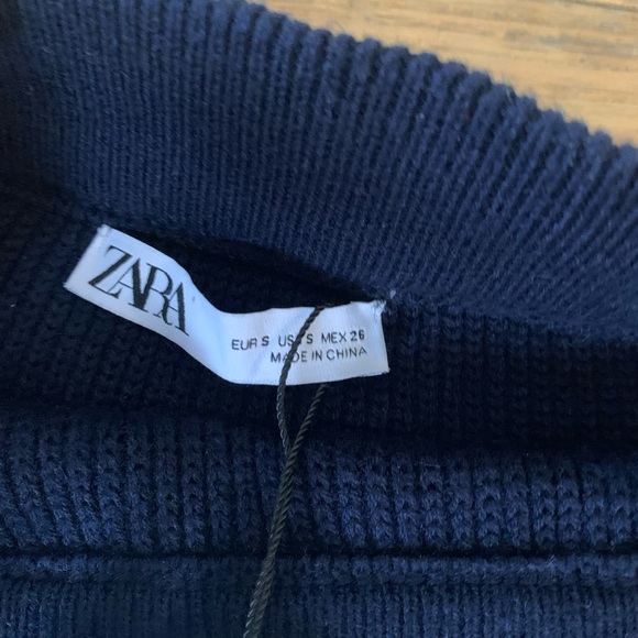 NWT Zara Knit Fit and Flare Skirt - Picture 2 of 4